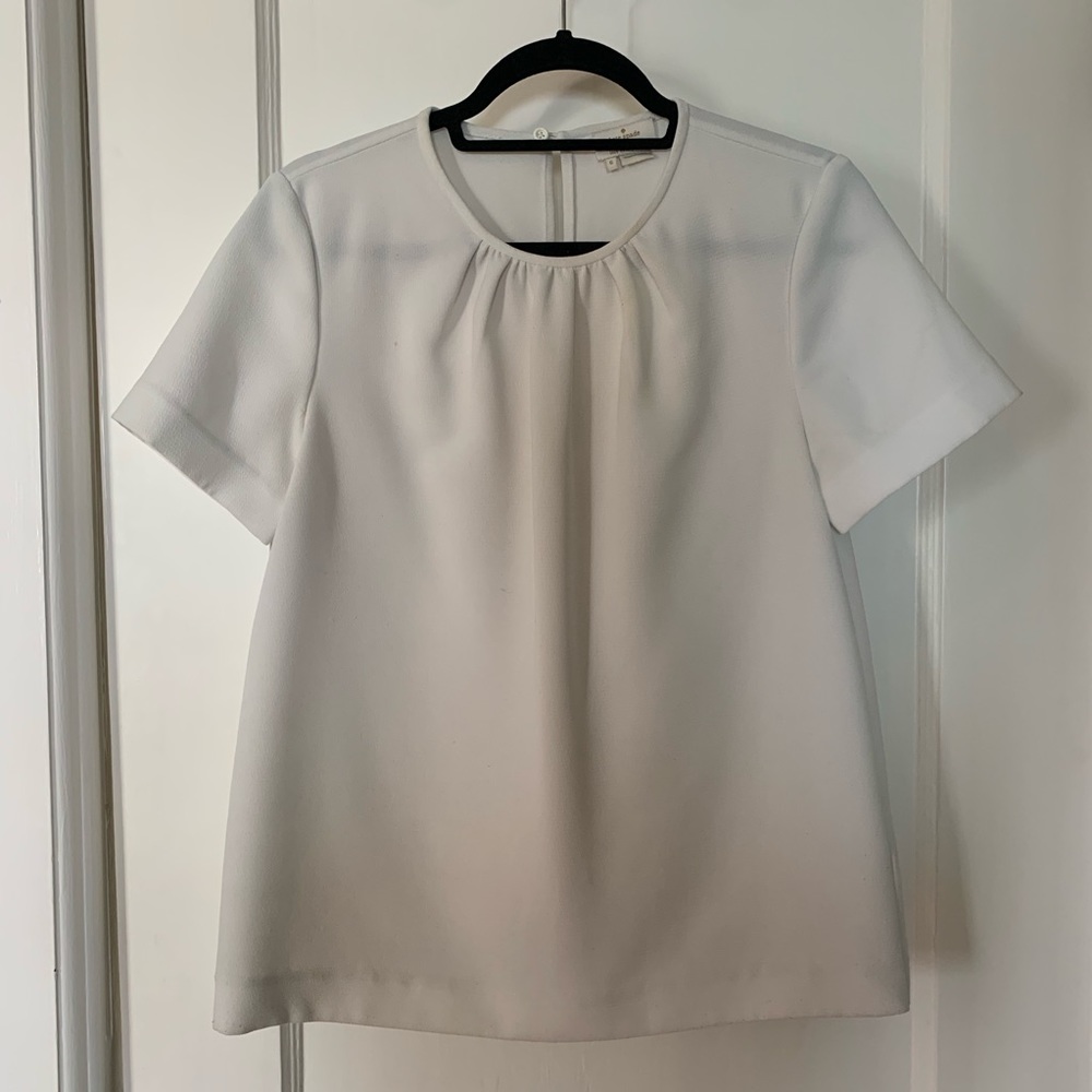 Kate Spade white top, gently worn